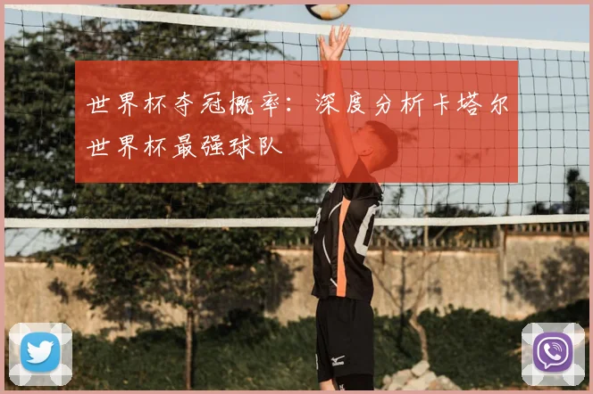 世界杯夺冠概率:深度分析卡塔尔世界杯最强球队
